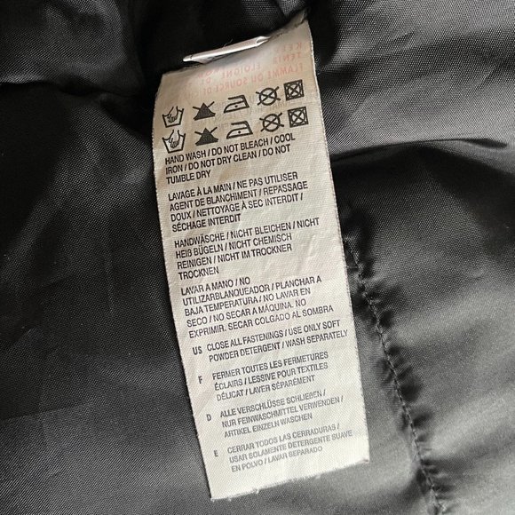 Black Puma Bomber Faux Fur Hooded Moto style Jacket Sized Large - Picture 13 of 14